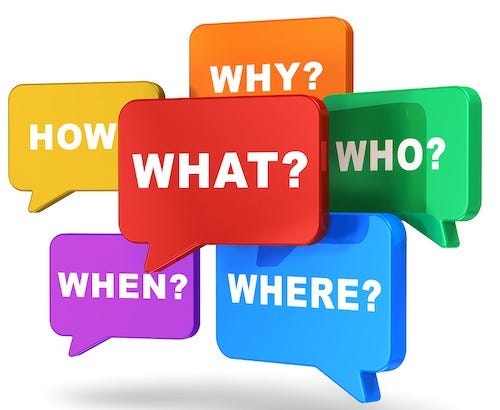 Who-What-When-Where-Why and How - by Bill Rice, Jr.