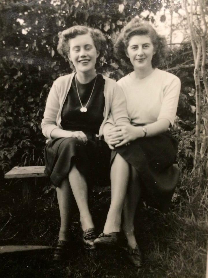 Portraits of two young sisters and a family selfie