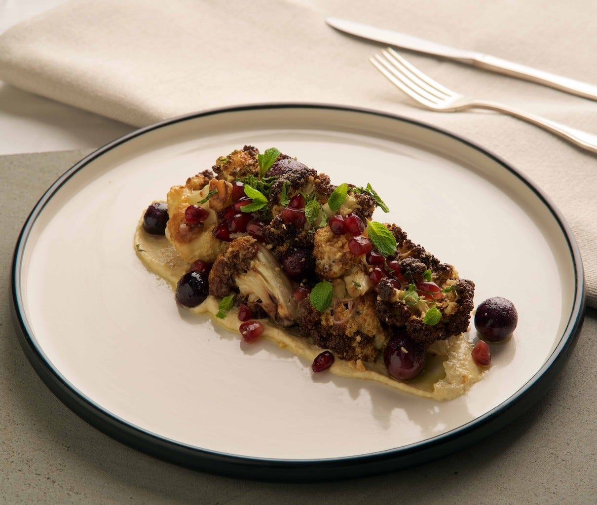 Roasted Cauliflower Salad