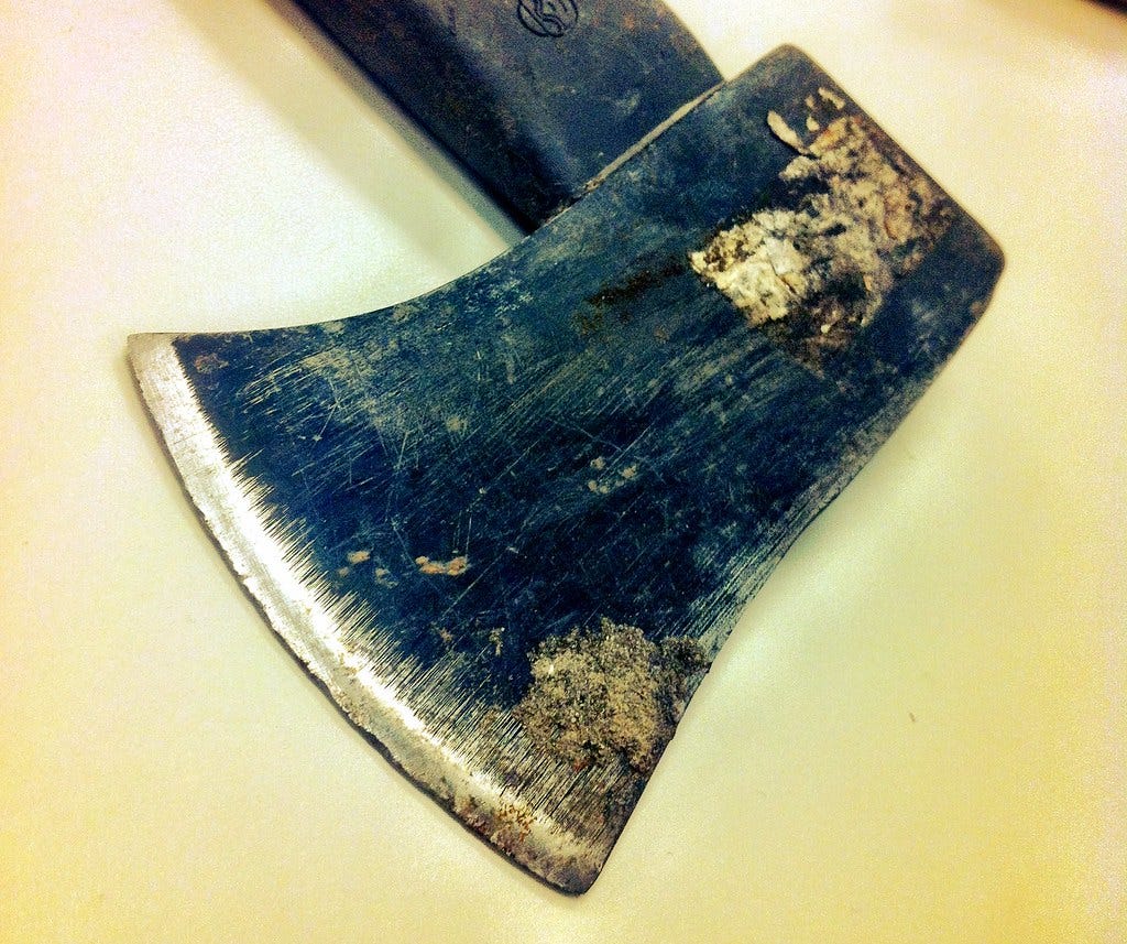 An ax to grind