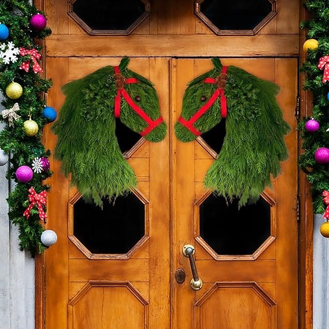 Horse door decoration Horse door decoration