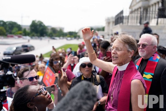 Moral Budget Vigil at US Capitol in Washington