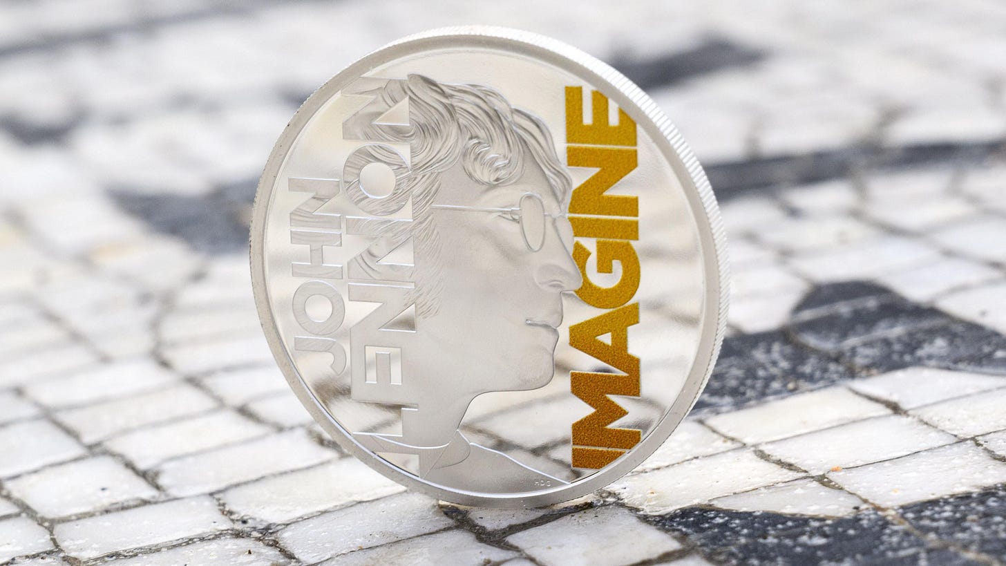 John Lennon celebrated on Royal Mint coin for 85th birthday