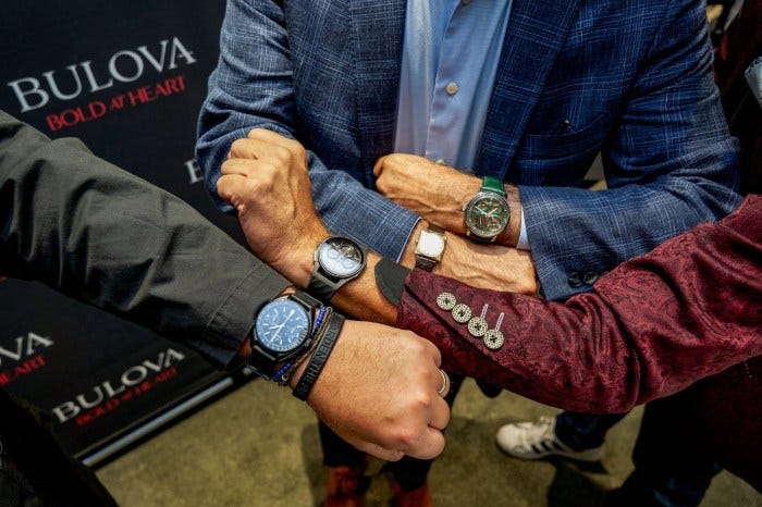 More importantly: what was on their wrists! More importantly: what was on their wrists!