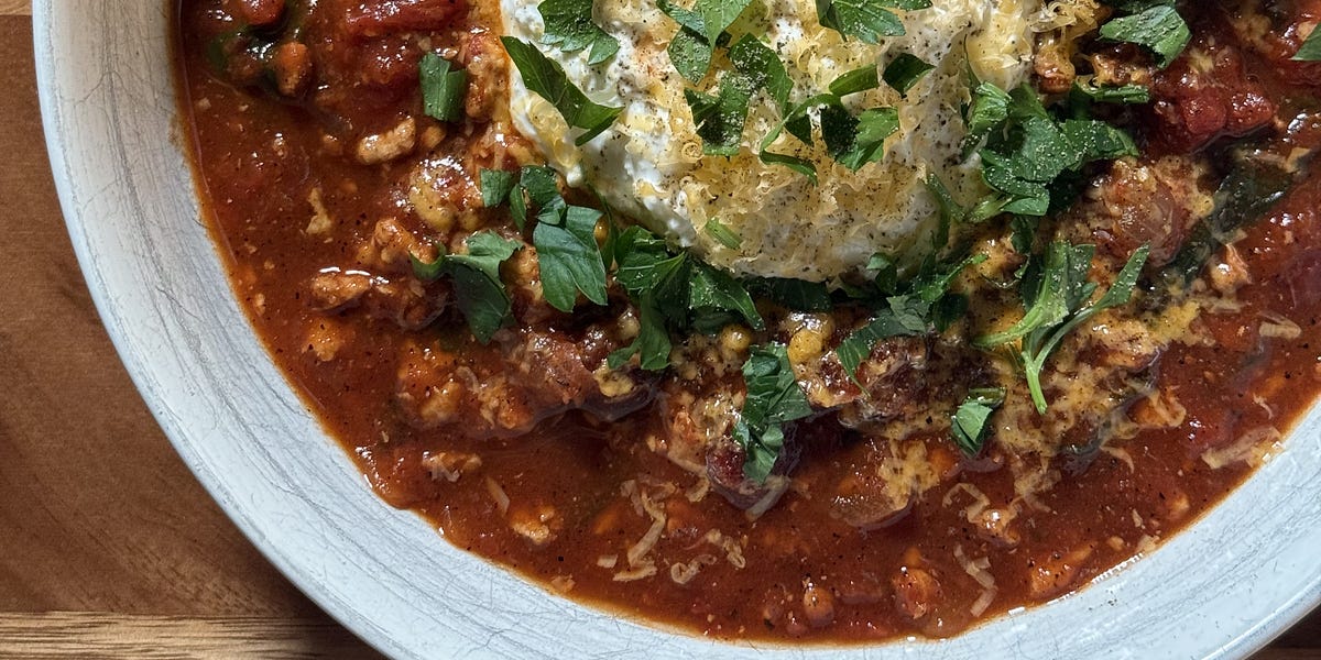 Classic Chicken Chili - by Ellie Teale - Ellie’s Substack