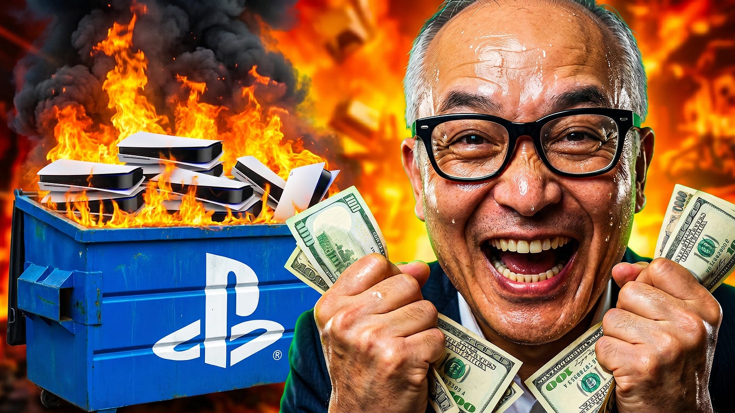 Sony wants to make money hand over fist. (Image: AI assist)