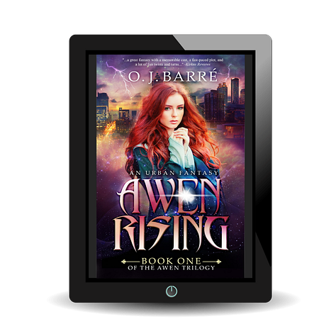 book covers for the Awen Prequels and Awen Trilogy
