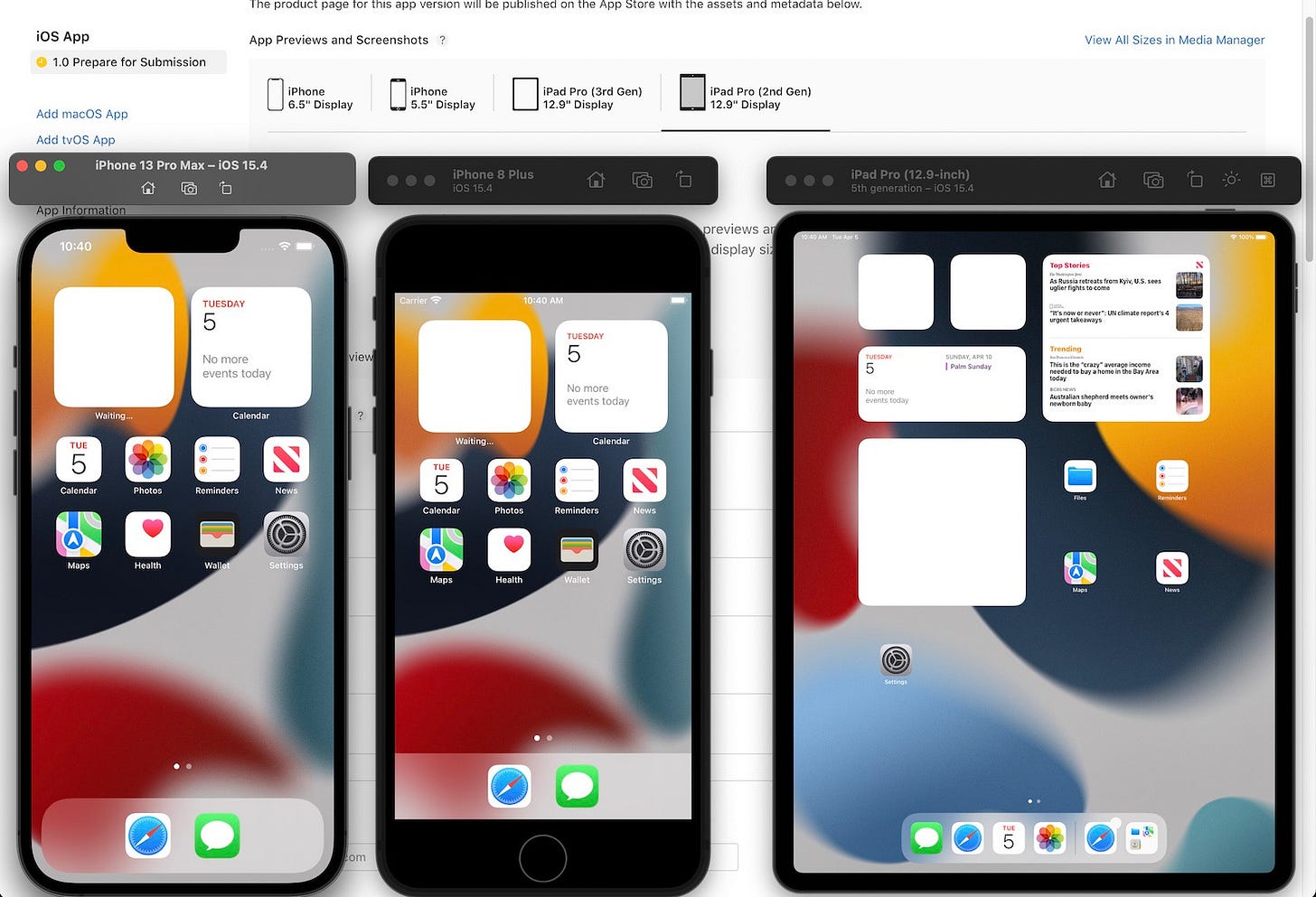 ios - What Simulator devices are currently needed to make screenshots for  Apple App Store? - Stack Overflow