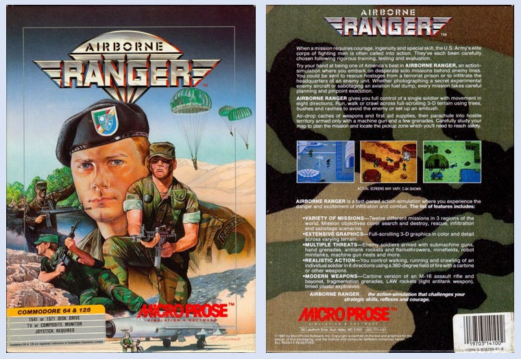 オーダー専用ページ The Classic PC Gaming Era (1977-1989) - Airborne Ranger