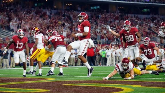 Alabama 52-6 USC (Sep 3, 2016) Final Score - ESPN