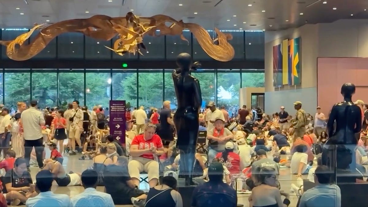 MAGA families forced to shelter in African American History Museum on Independence Day