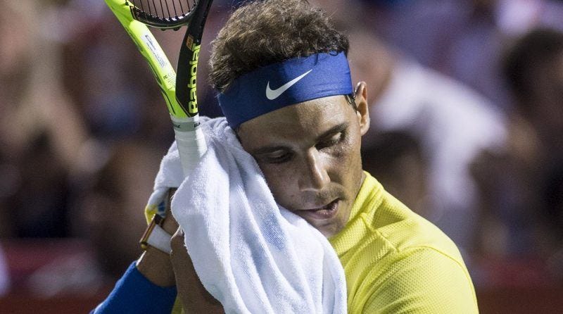 Rafael Nadal loses to denis shapovalov at rogers cup 2017 Rafael Nadal loses to denis shapovalov at rogers cup 2017