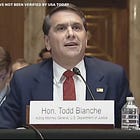Todd Blanche Tongue-Bathes Dear Leader’s Scrote In New Ballroom Filing