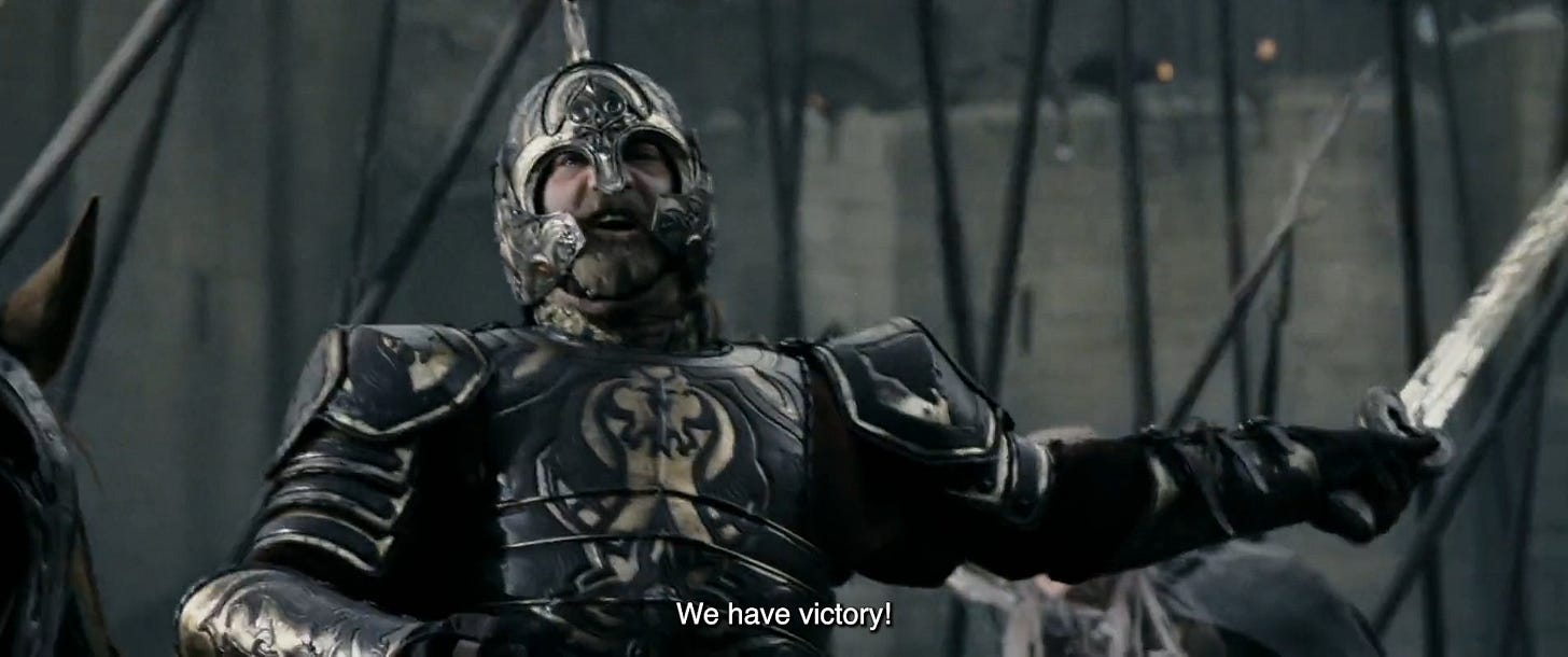 We come to it at last... The great battle of our time