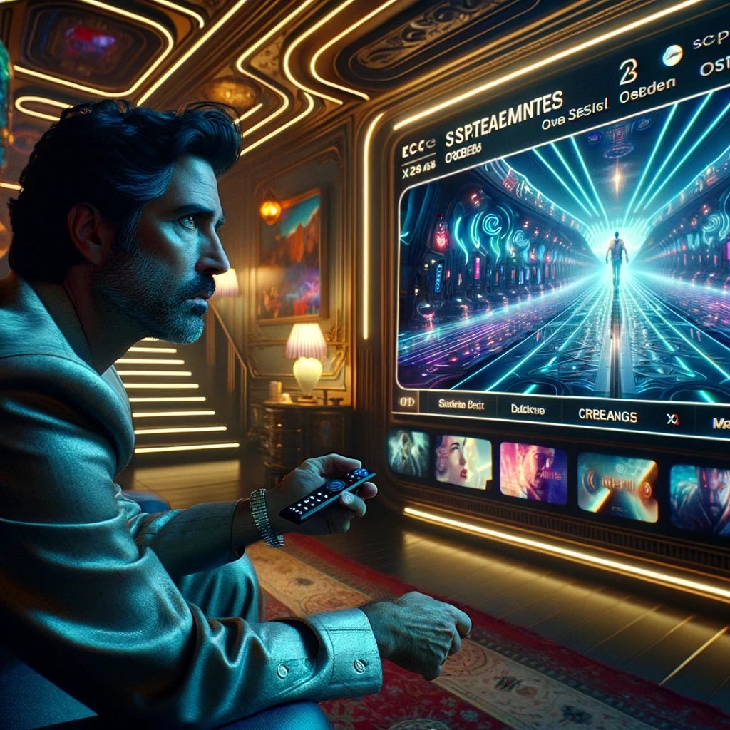 Image generated with DALL-E 3 and depicting a developer working on video generation