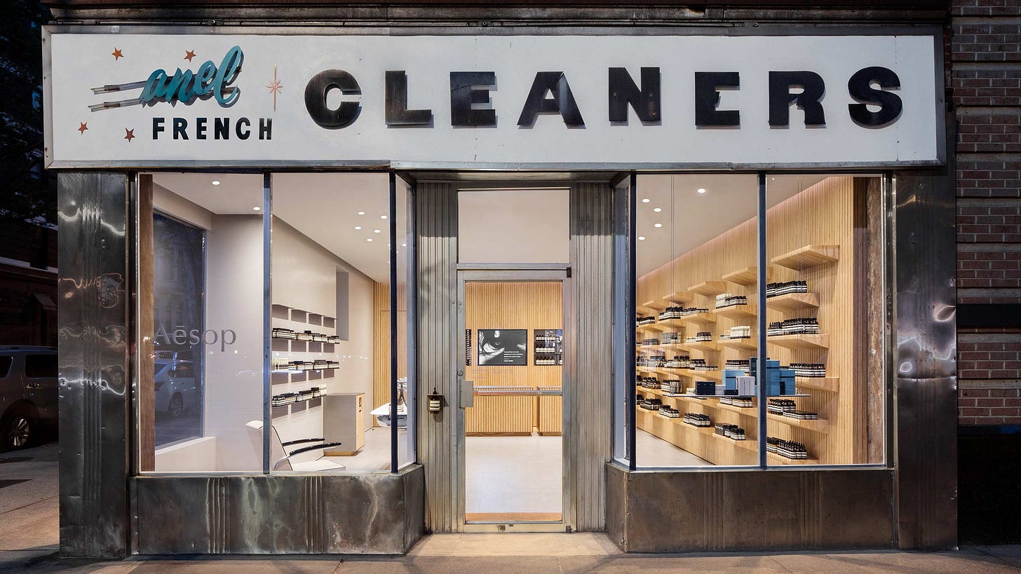 Street view of Aesop Upper West Side.