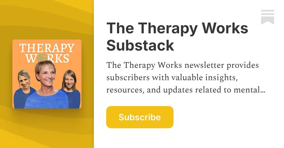 The Therapy Works Substack | Julia Samuel | Substack