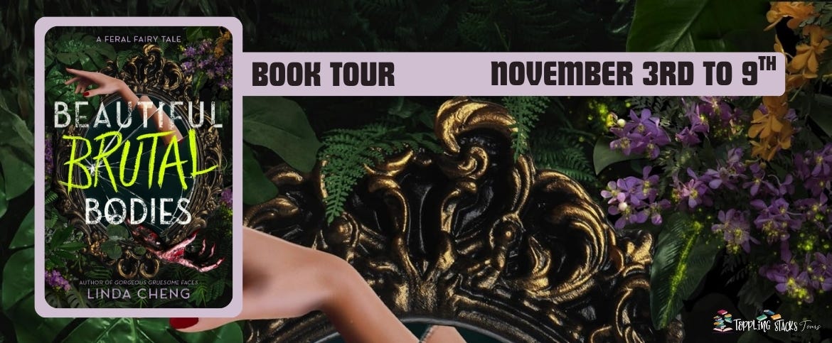 book tour banner for "Beautiful Brutal Bodies" by Lina Cheng book tour banner for "Beautiful Brutal Bodies" by Lina Cheng
