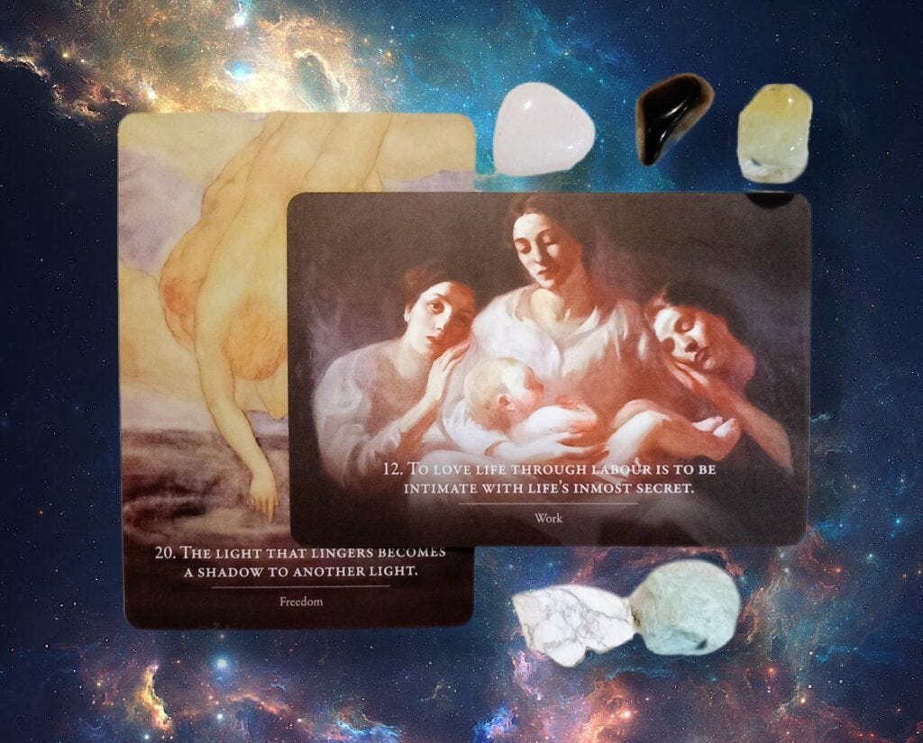 A Message from the Universe ~ Sharing is 
 Caring!
Prophet Oracle Cards