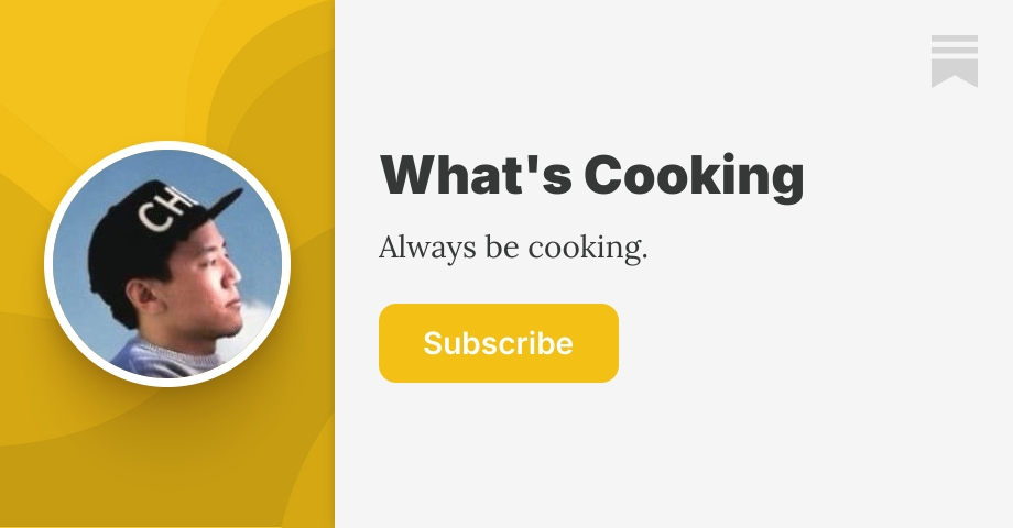 What's Cooking | Jonathan E. Chen | Substack