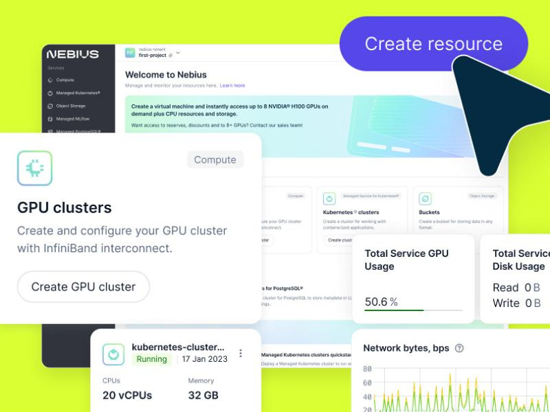 Nebius launches new AI-native NVIDIA cloud platform built from the ground  up to accelerate AI innovation | Nebius Group