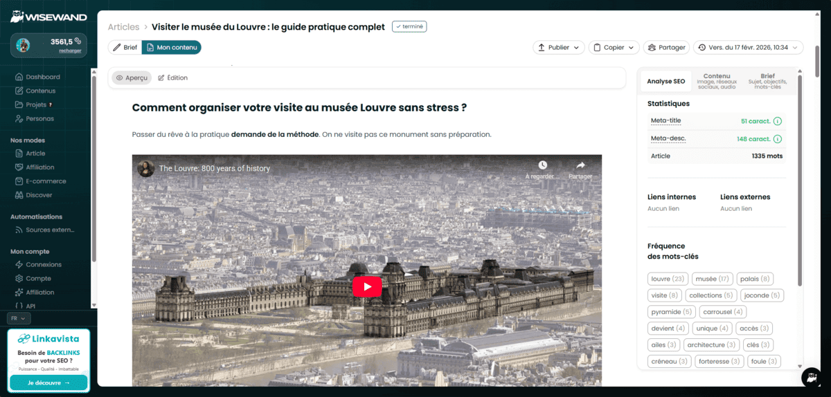 Les vidéos YouTube s’intègrent toutes seules Les vidéos YouTube s’intègrent toutes seules