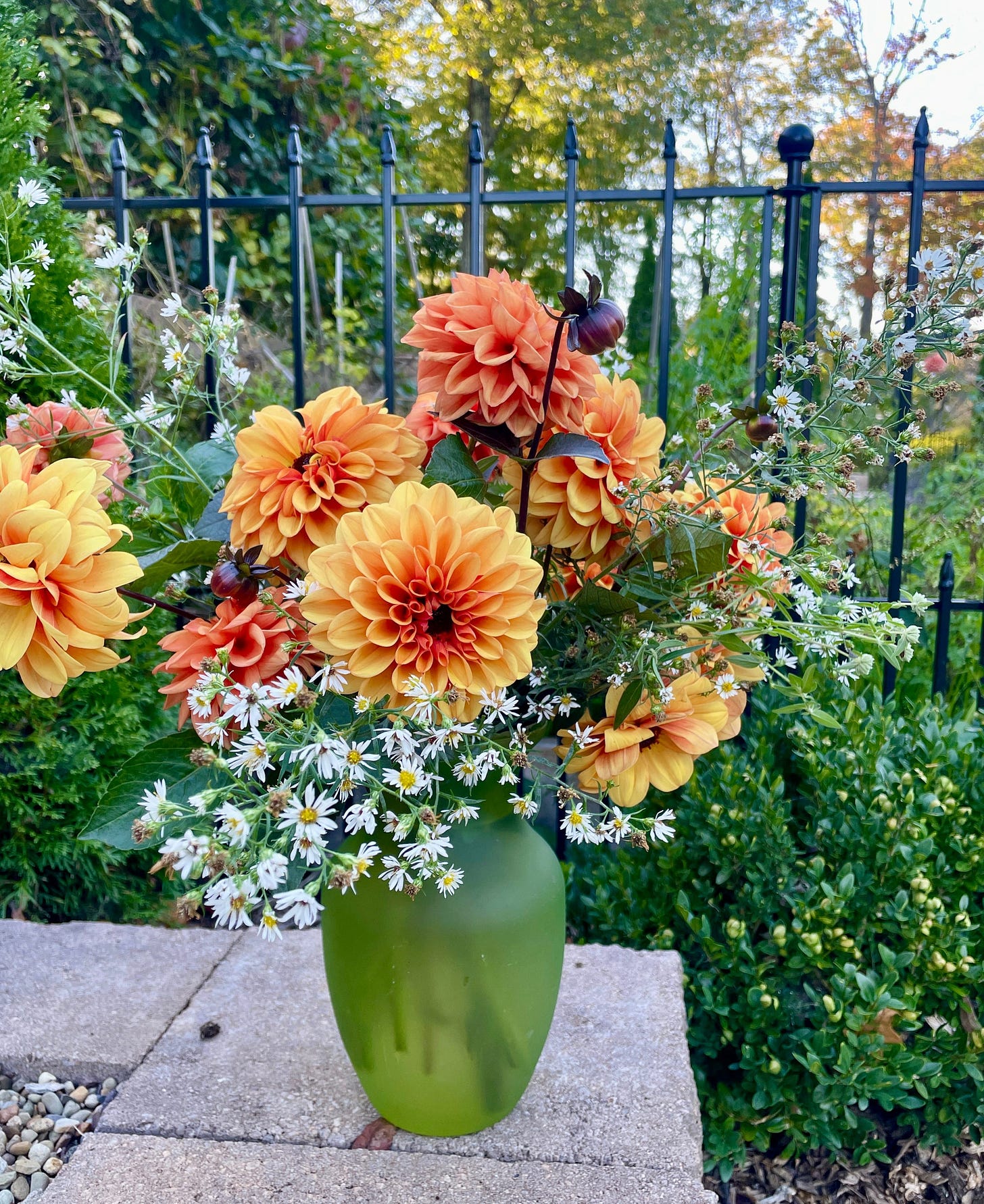 Bouquet from the Kitchen Garden at Havenwood