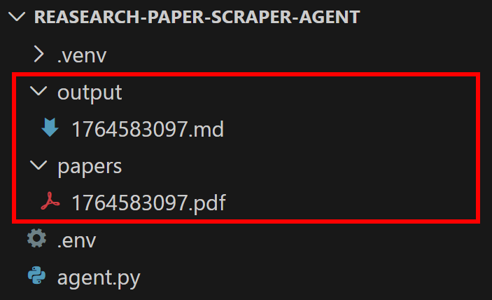 Note the produced files Note the produced files