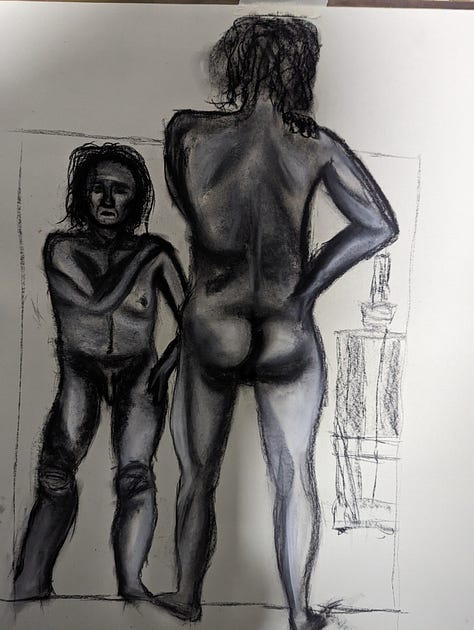 life drawing male nude cardiff and merthyr