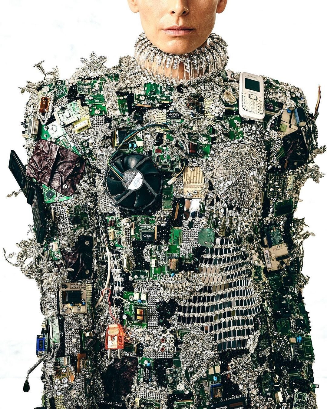 An Instagram carousel post added by midwestmonster on Jan 24, 2024. The author is @schiaparelli.