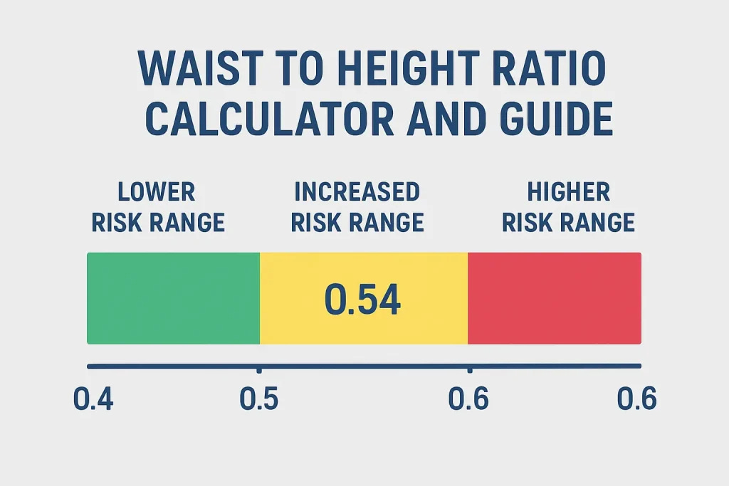 Waist to Height Ratio Chart