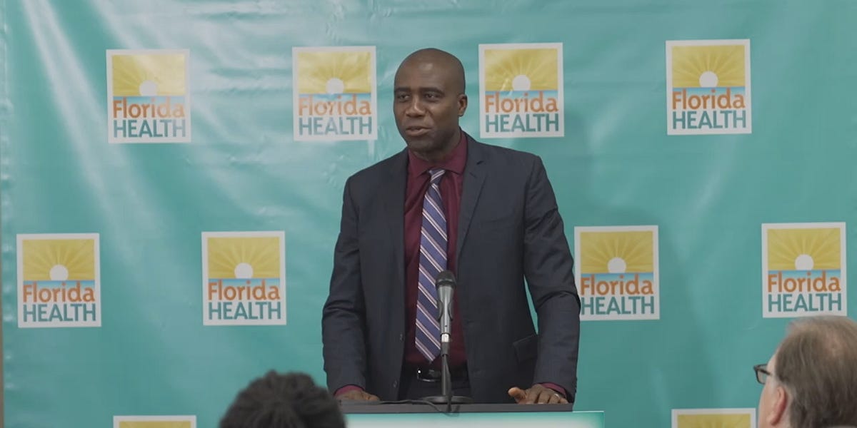 Florida Surgeon General Dr. Joseph Ladapo Holds Press Conference on Federal Shift Away from mRNA COVID-19 Vaccines