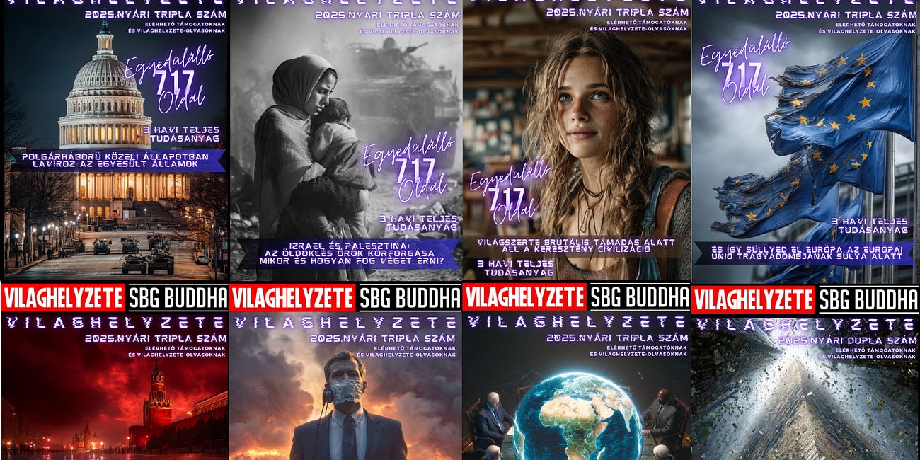 📌 MEGJELENT! A VilagHelyzete Könyvújság 2025.NYÁRI Tripla Száma 717 oldalon ITT érhető el!
