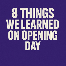 8 Things We Learned On Opening Day