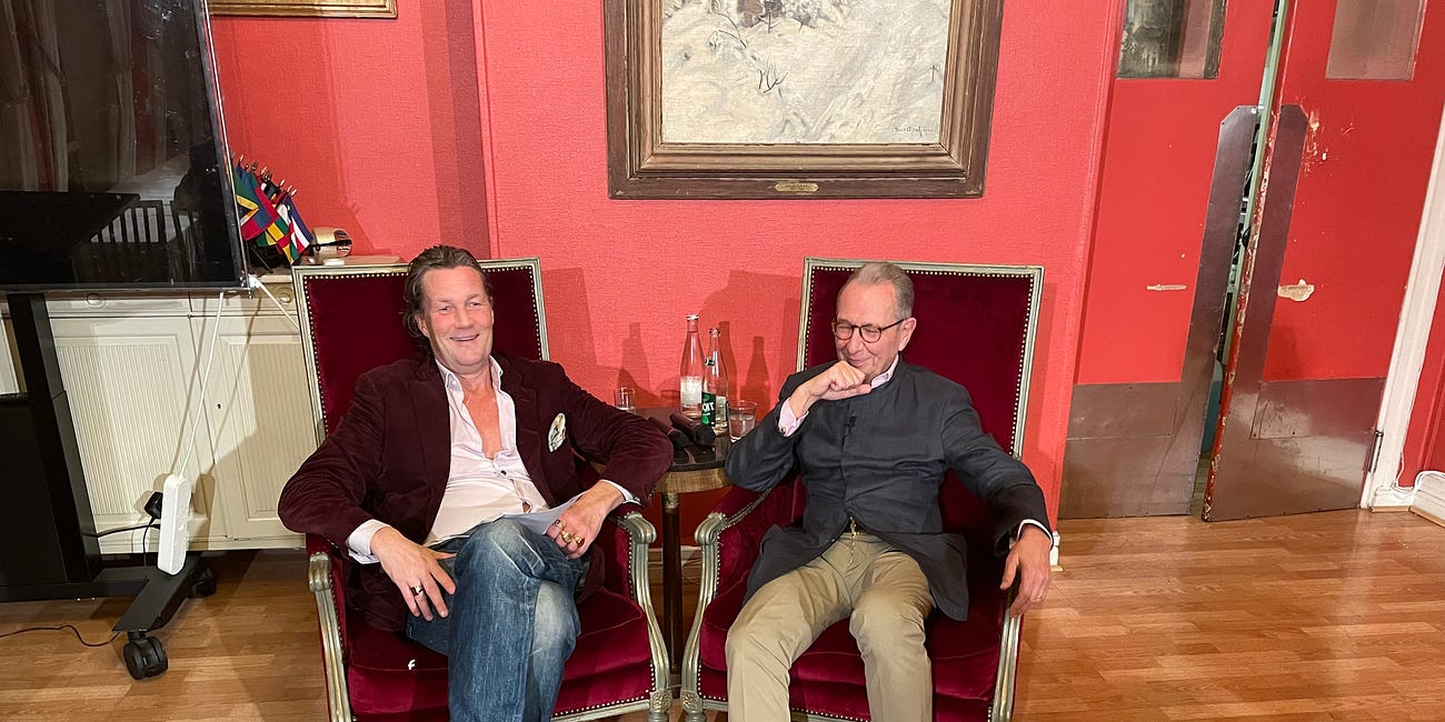 Talk with Jean-Hubert Martin at Paris launch event for Pontus Hultén—den moderna konstens anförare