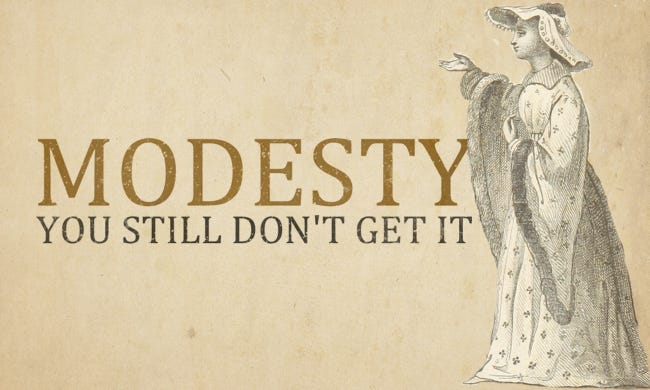 modesty modesty