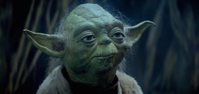 yoda dagobah unimpressed annoyed luke