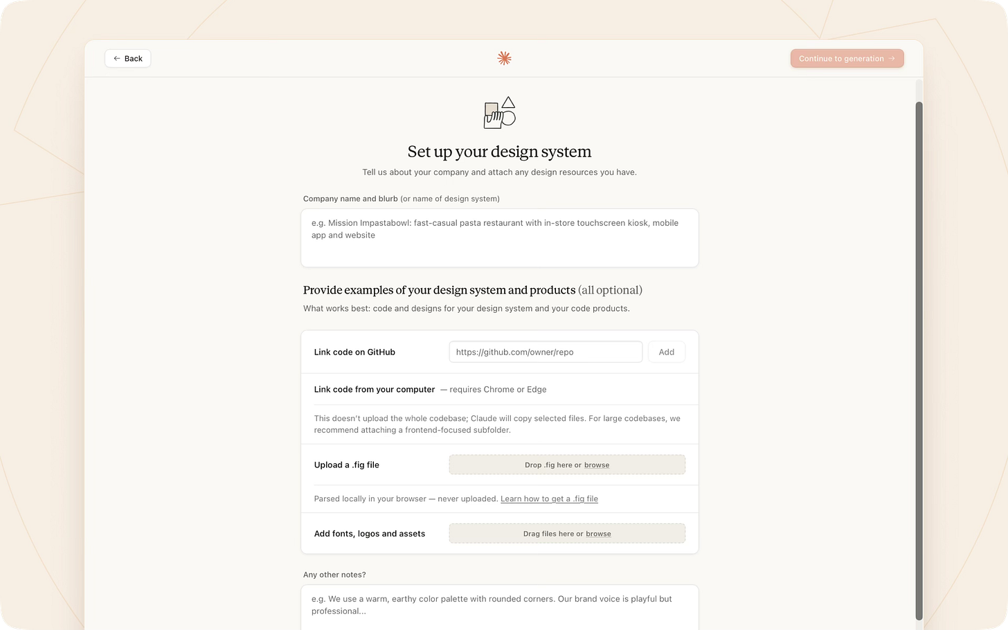 form with design system assets uploads form with design system assets uploads