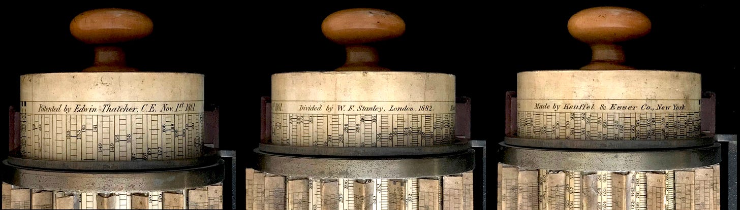 Views of the end of the central cylinder.