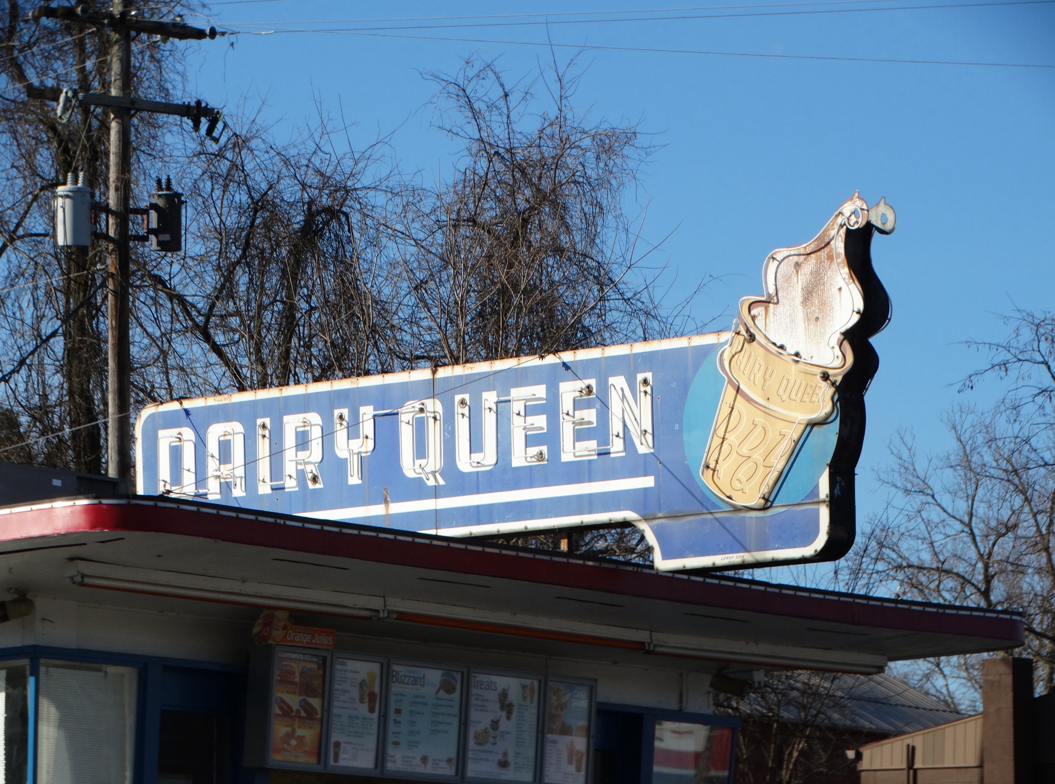 Historic Dairy Queen sign destroyed in storm