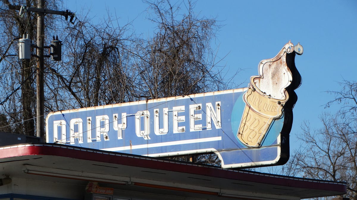 Historic Dairy Queen sign destroyed in storm