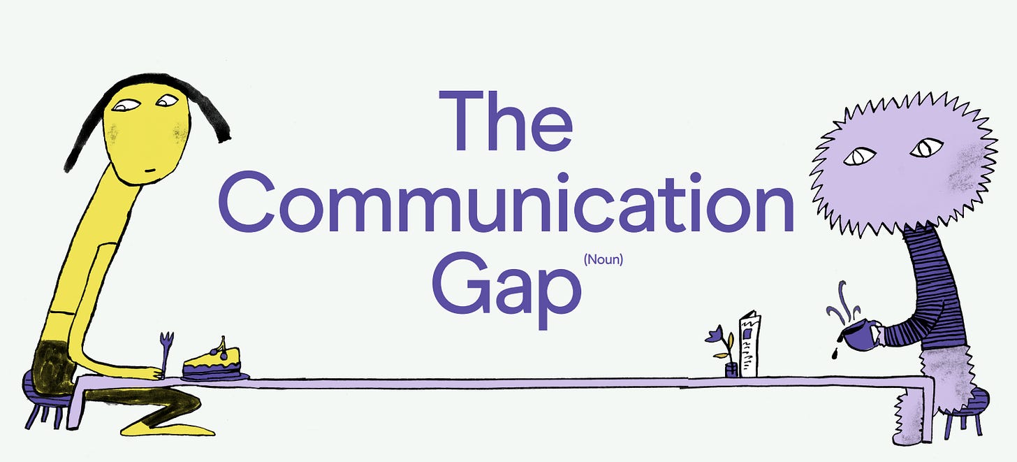 Graphic from Hinge's 2025 D.A.T.E. Report titled "The Communication Gap"