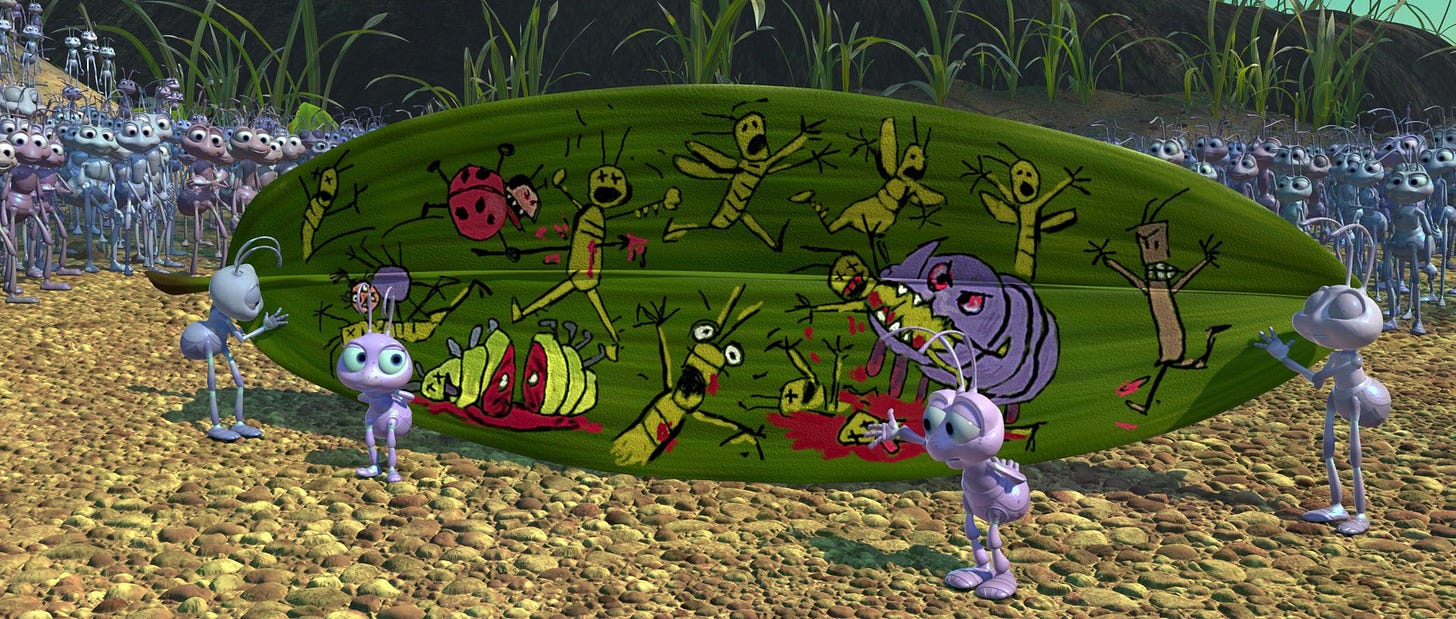 A Bugs Life (1998) is one of the less talked about Pixar films, but Kevin  Spacey's performance as the villain is phenomenal. : r/movies