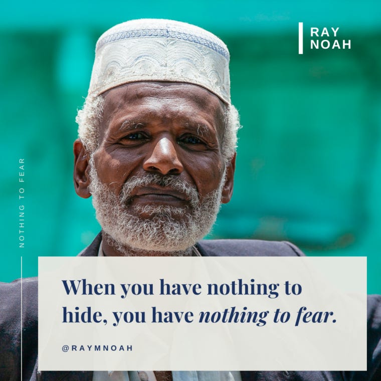 Nothing to Fear Nothing to Fear