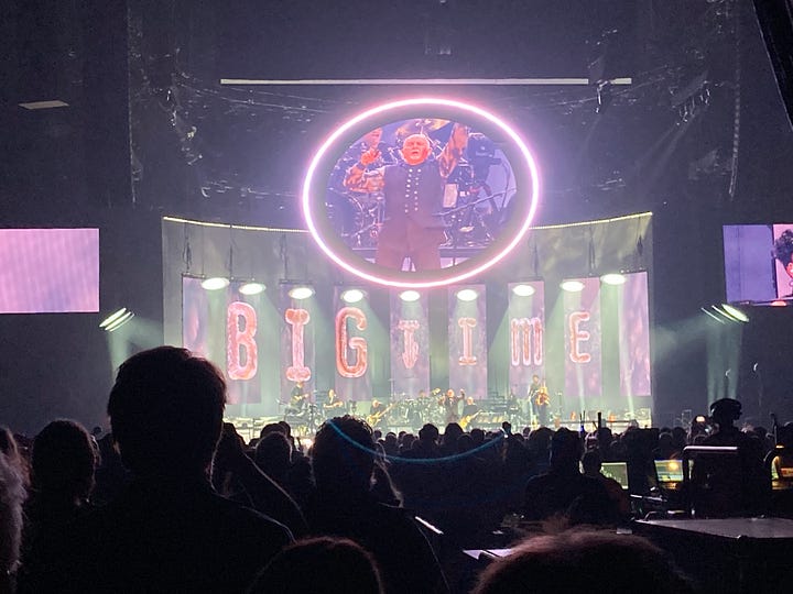 A collection of odd iPhone photos from the Peter Gabriel concert trip
