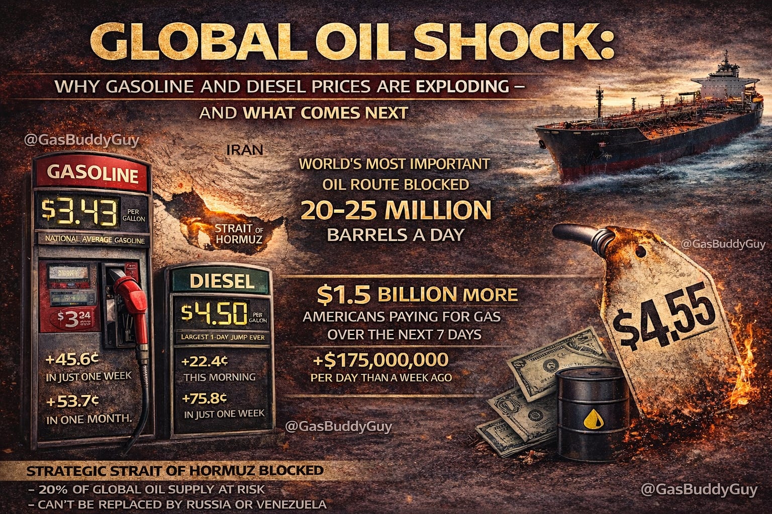 Global Oil Shock: Why Gasoline and Diesel Prices Are Exploding — and ...