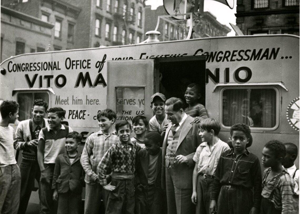 Congressman Vito Marcantonio: “Tribune of the People”. A Study in Genuine Leadership