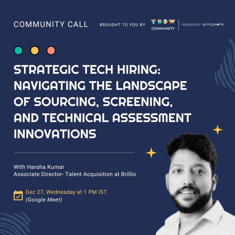Cover Image for Strategic Tech Hiring: Navigating the Landscape of Sourcing, Screening, and Technical Assessment Innovations