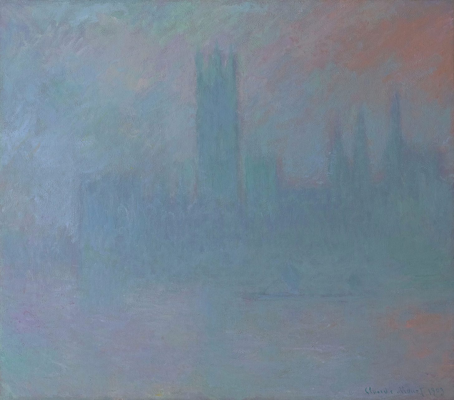 Houses of Parliament in the Fog, 1903, High Museum of Art[6]