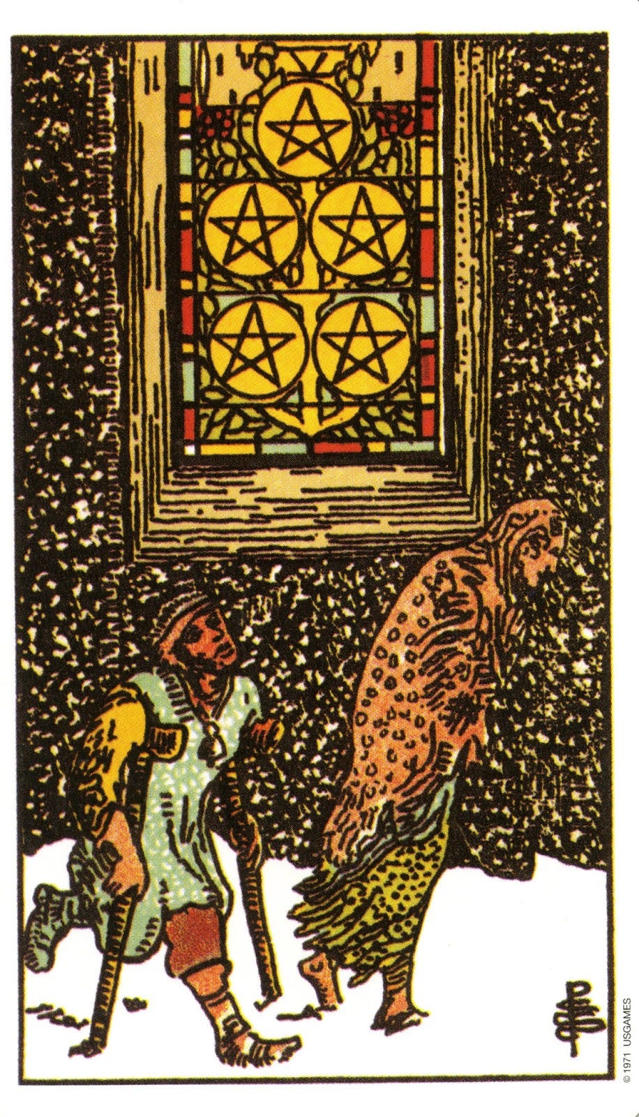 Five of Pentacles - Rider Waite Smith